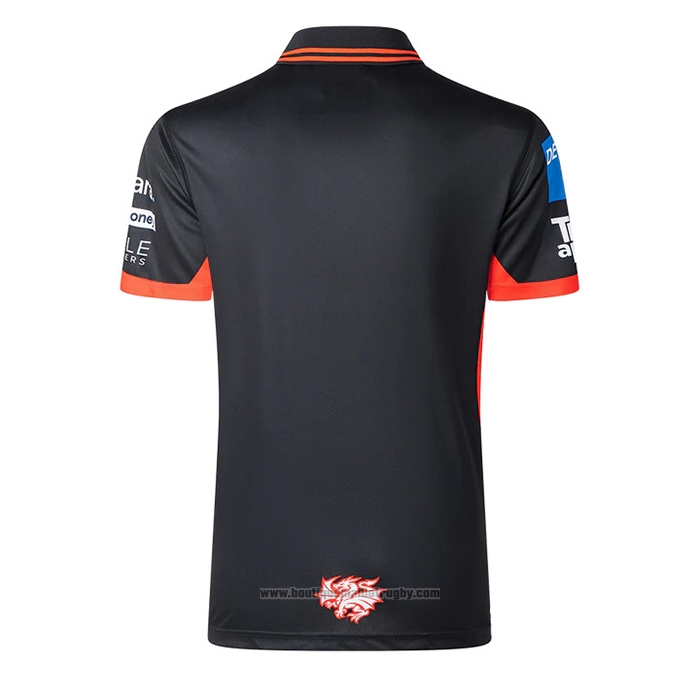 Maillot Polo St George Illawarra Dragons Rugby 2026 Noir